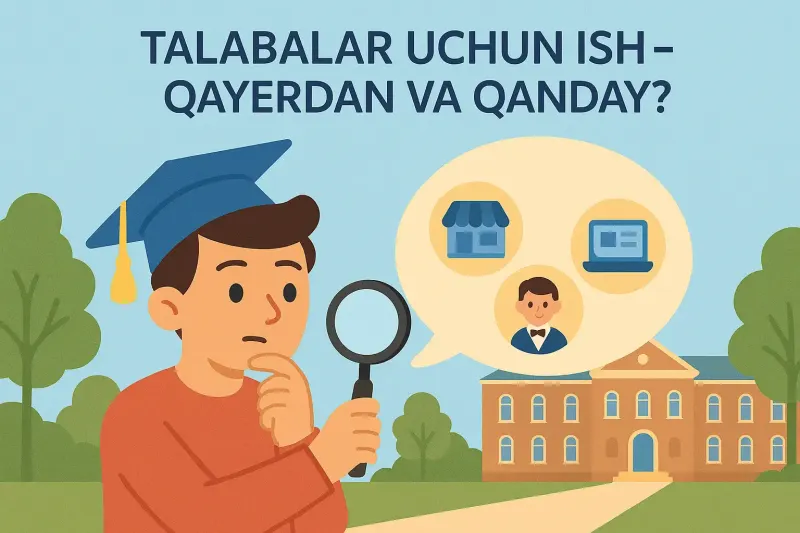 talabalar qo'shimcha ish topish